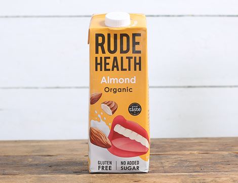 almond drink with rice rude health