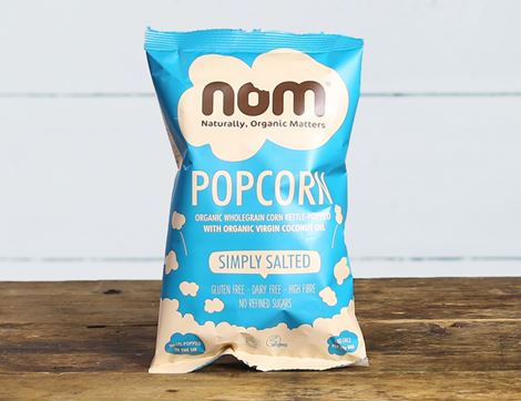 Simply Salted Popcorn, Organic, Nom (20g)