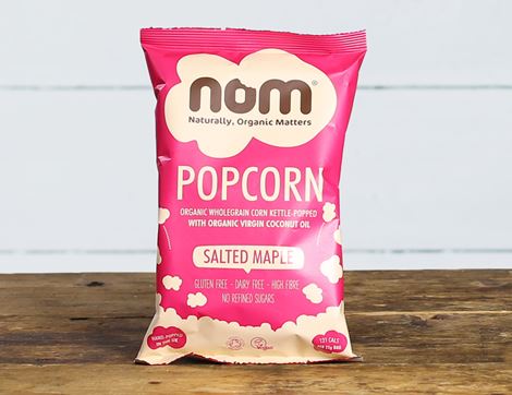 Salted Maple Popcorn, Organic, Nom (25g)