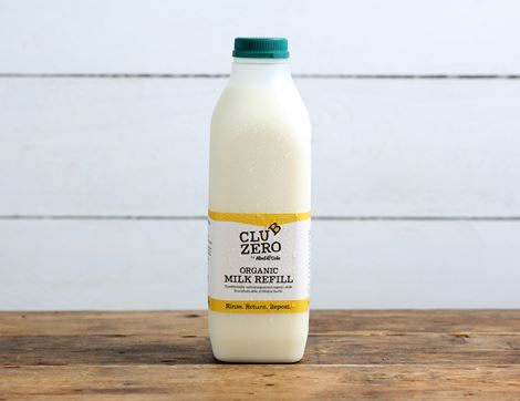 semi skimmed organic milk returnable