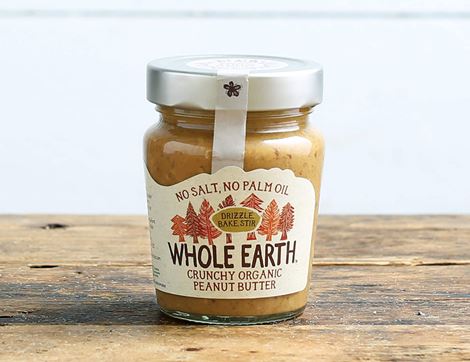 Crunchy Peanut Butter, Organic, Whole Earth (227g)