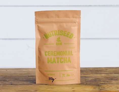 Matcha Tea (Ceremonial Grade), Organic, Nutriseed (50g)