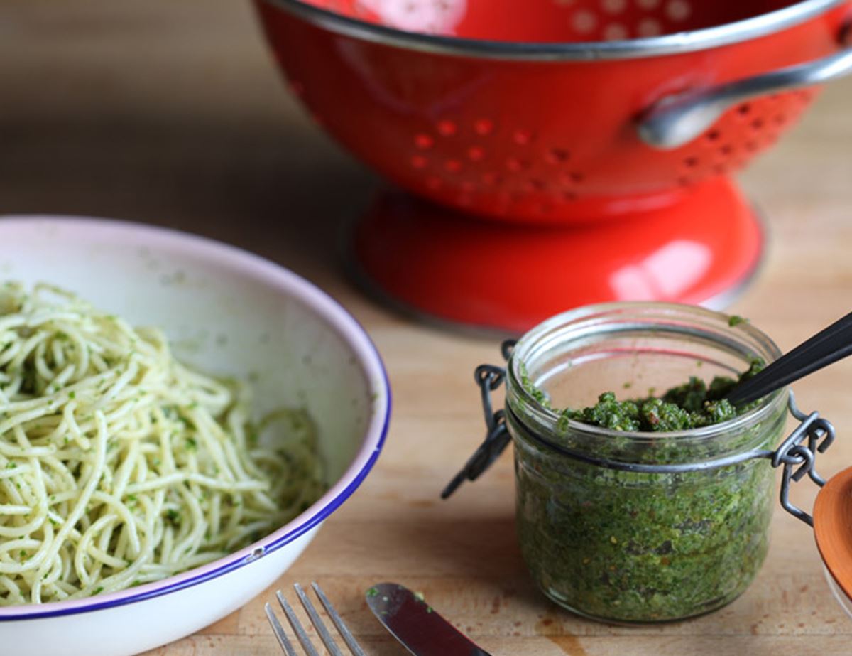 Magical Green Pesto Recipe Abel & Cole