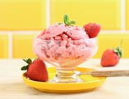 Quick Strawberry & Coconut Ice Cream
