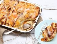 Apricot & Ginger Bread & Butter Pudding