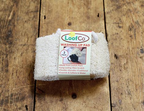 Washing Up Pads, Loofah Plant, Loofco (2 pack)