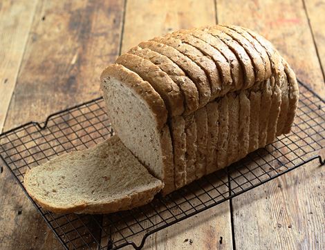 Malted Grain Loaf, Sliced, Organic, Authentic Bread Co. (800g)