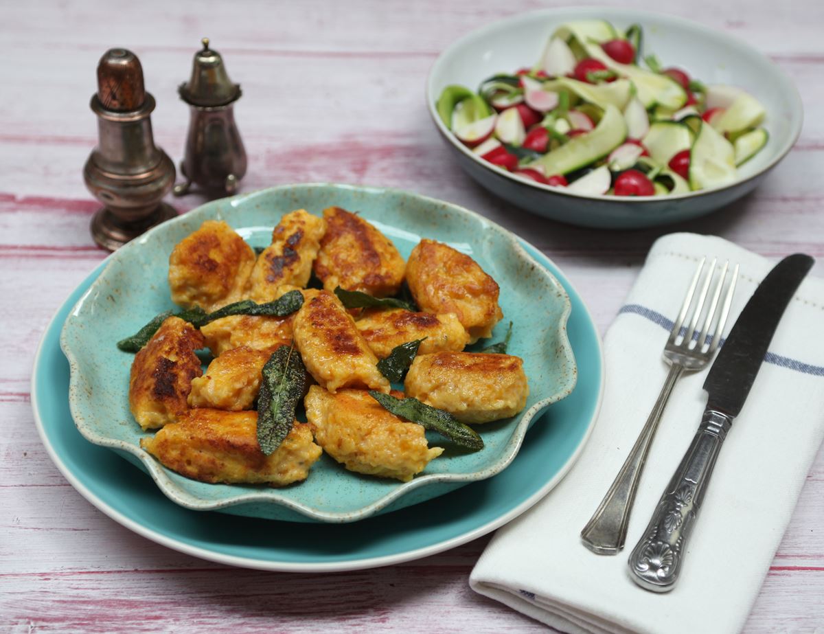 Butternut Squash & Ricotta Gnudi Recipe Abel & Cole
