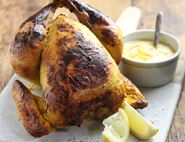 Golden Roast Chicken with Turmeric & Lemon