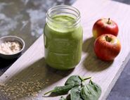 Green Spinach, Apple & Peanut Butter Shake