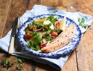 Roast Salmon with Herby Potatoes