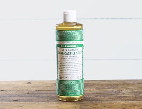 Castile Liquid Soap, Almond Scented, Dr Bronner