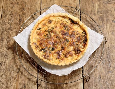 Caramelised Onion & Cheddar Tart