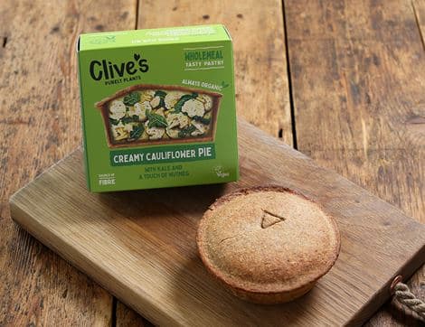 Creamy Cauliflower Pie, Wholemeal