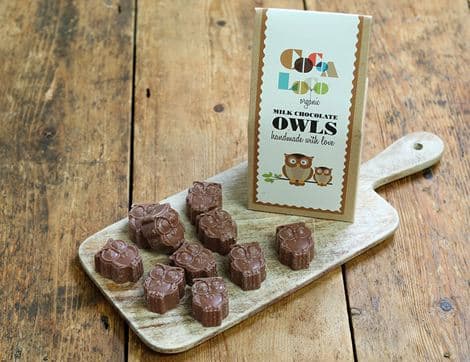 Milk Chocolate Owls, Organic
