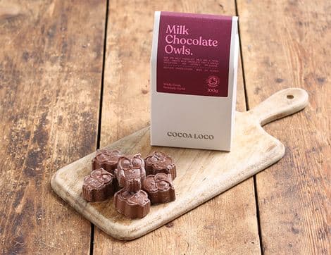 Milk Chocolate Owls, Organic