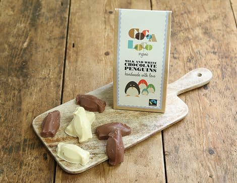 Milk & White Chocolate Penguins