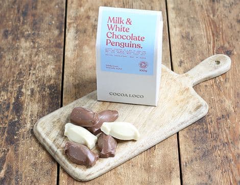 Milk & White Chocolate Penguins