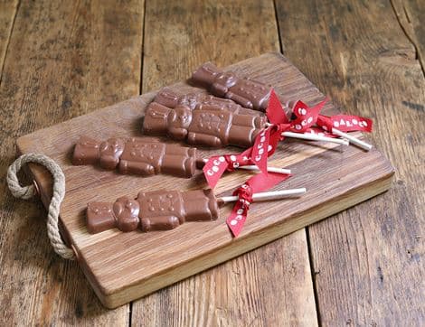 Milk Chocolate Soldier Lollies