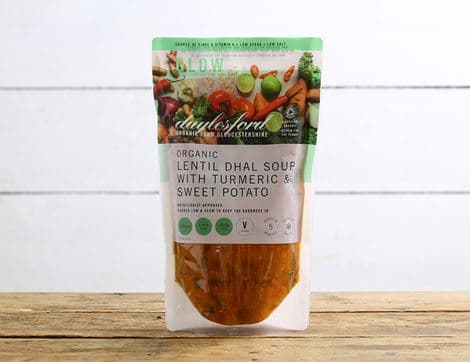 Lentil Dhal Soup with Turmeric & Sweet Potato