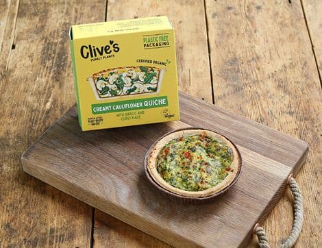 Vegan Cauliflower Quiche