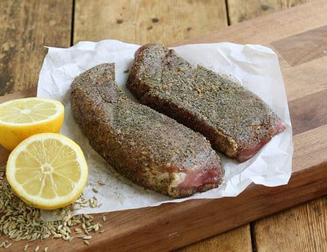 Fennel & Lemon Pork Leg Steaks