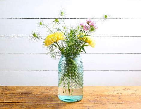 Recycled Glass Textured Vase image thumbnail