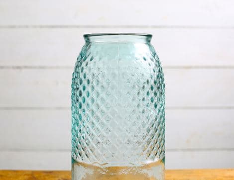 Recycled Glass Textured Vase image thumbnail