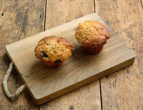Blueberry Spelt & Almond Muffins