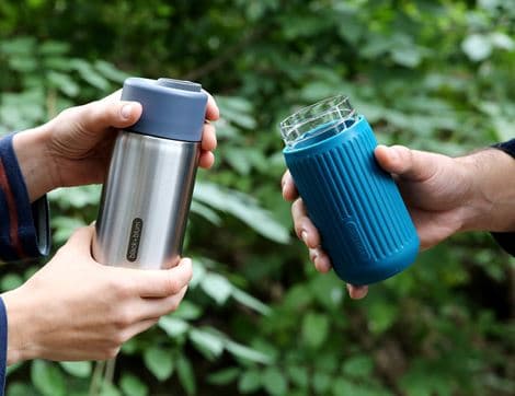 Stainless Steel Insulated Travel Cup, Slate image thumbnail