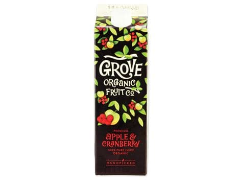 Apple & Cranberry Juice, Organic, Grove (1 litre)
