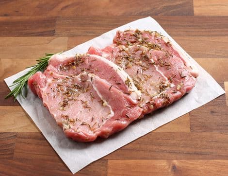Garlic, Lemon & Thyme Pork Loin Steak
