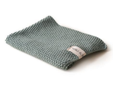 Dish Cloth, Organic Cotton, Moss Green image thumbnail
