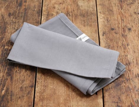 Tea Towels, Organic Cotton, Dove Grey image thumbnail
