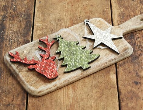 Wooden Christmas Decorations image thumbnail