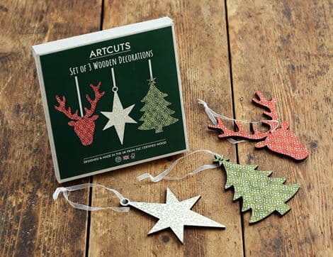 Wooden Christmas Decorations