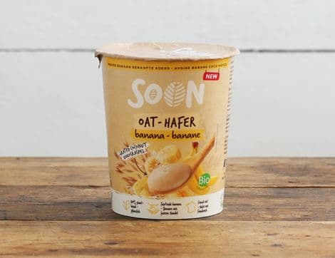 Oat Yogurt with Banana & Grated Coconut
