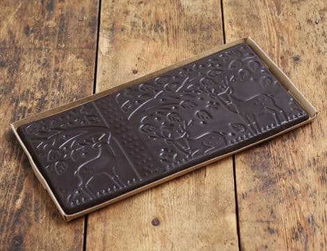 Dark Chocolate Woodland Scene Slab
