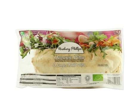 Large White Pitta Bread, Newbury Phillips (380g, pack of 6)