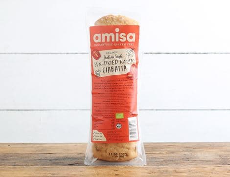 Sundried Tomato Ciabatta, Gluten Free