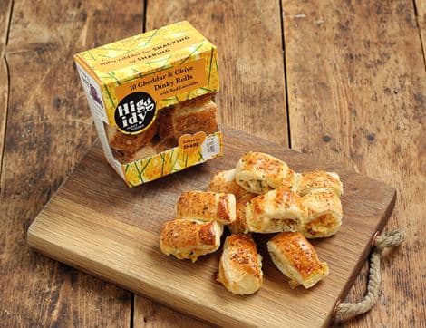 Cheddar & Chive Dinky Rolls, B Corp, Non-Organic