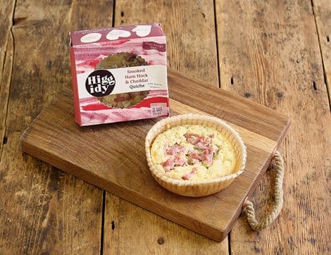 Smoked Ham Hock & Cheddar Quiche, B Corp