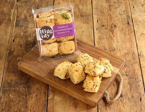 Cheddar & Caramelised Onion Chutney Rolls, B Corp, Non-Organic