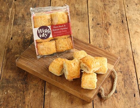 Ham Hock & Mature Cheddar Sausage Rolls, B Corp, Non-Organic