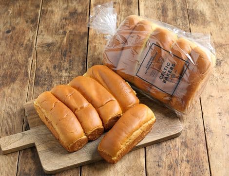 Sweet Potato Brioche Hot Dog Rolls