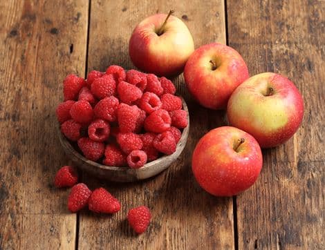 English Apples & Raspberries, Organic