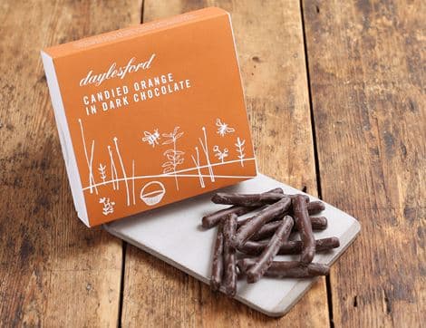 Candied Orange in Dark Chocolate, B Corp, Non-Organic