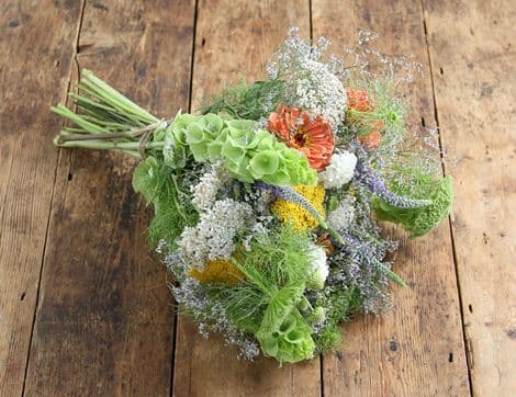Hand-Tied Seasonal Flower Bouquet