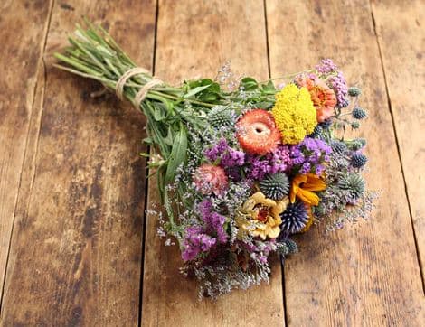 Hand-Tied Seasonal Flower Bouquet