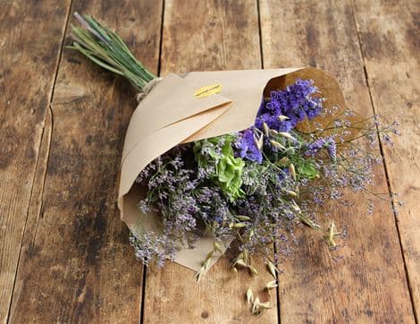 Hand-Tied Seasonal Flower Bouquet